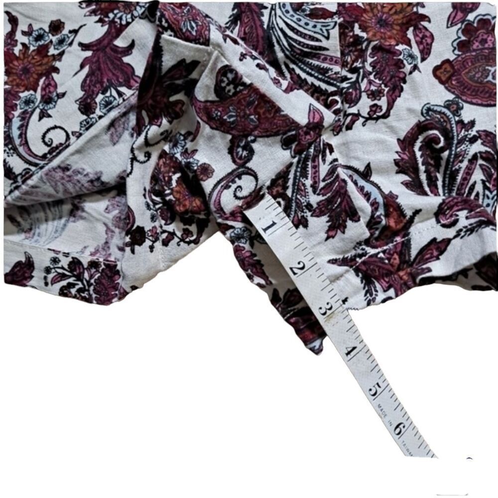 LOFT Paisley Low Rise Shorts - Picture 6 of 7